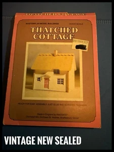 Masterplan Model Buildings: Thatched Cottage OO/HO Gauge Model Kit - New Sealed - Picture 1 of 5