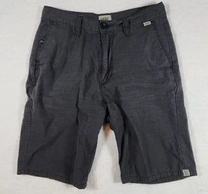 Vans Off the Wall Shorts Boys Size 28 Gray Skateboard Pockets Zipper - Picture 1 of 8