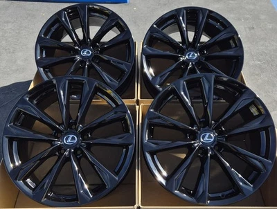 Lexus IS300 IS350 19" negro brillante escalonado OEM 2021-2025 Foto 1 de 4