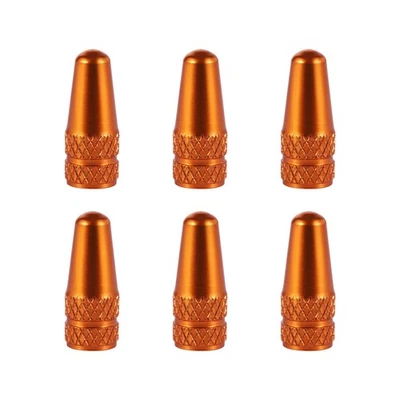  VORCOOL 6 Stück Fahrrad Aluminiumlegierung Französisch Ventilkappen für MTB - Bild 1 von 4