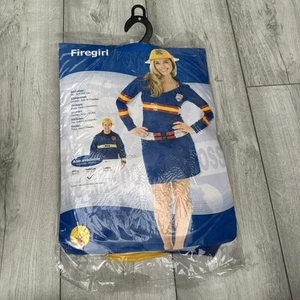 Rubies Ladies Firefighter Fancy Dress | Women Size Medium 12-14 | Sexy | - Picture 1 of 6