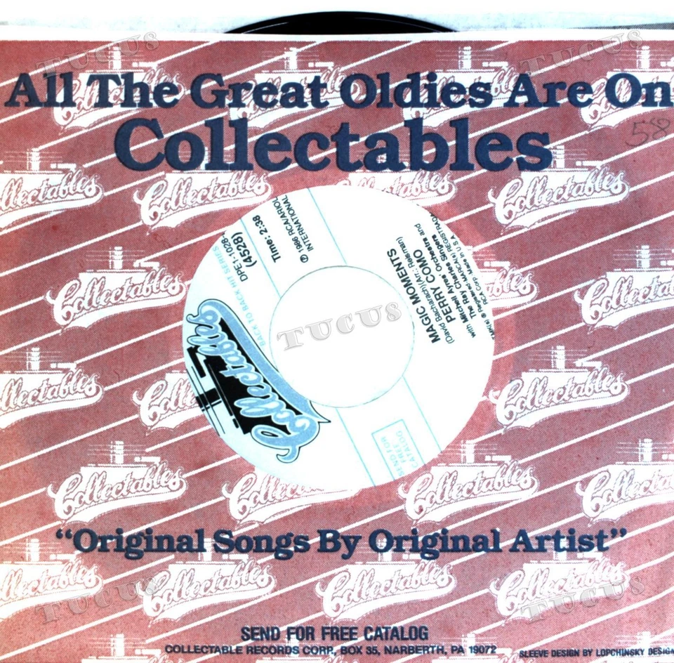 Perry Como - Round And Round / Magic Moments 7" (VG+) '* - Image 1 of 1