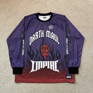 Camiseta de Motocross Star Wars Darth Maul Flames Talla L Nuestro Universo Caja Almuerzo - Imagen 1 de 9