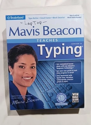 Mavis Beacon Teaches Typing  software CD - Version 16 -Win/ Mac - Image 1 of 4