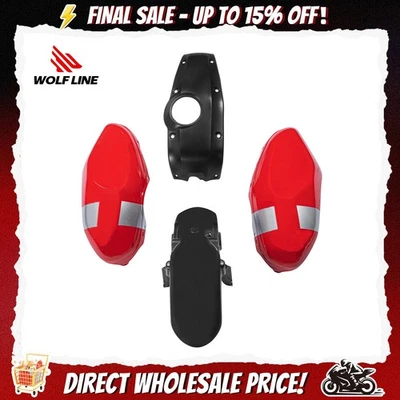WOLFLINE Bodywork Fairing Kit For Yamaha XSR 900 2016-2021 2017 ABS Plastic Red Foto 1 de 4