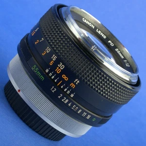 Canon FD 55mm 1.2 Chrome Nose Lens - Picture 1 of 7