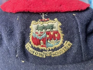 Original Vintage Swindon Town School Cap. Embroidered Coat of Arms 50s or 60s - Picture 1 of 10