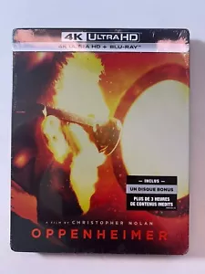 Oppenheimer w. Steelbook (4K UHD + Blu-ray, EU Import, Region Free) *NEW/SEALED* - Picture 1 of 3