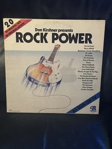 Don Kirshner Rock Power 20 Original Hits Black Sabbath Alice Cooper Aretha VG+ - Picture 1 of 6