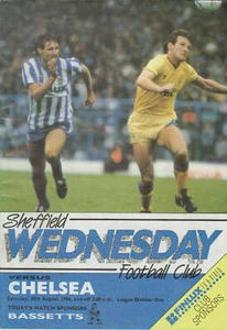 Programma / Programme Sheffield Wednesday v Chelsea FC 30-08-198 - Imagen 1 de 1