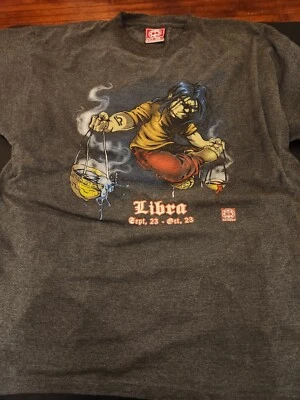 Raw Elements Libra Zodiac Sign Enigma Tshirt Size 2XL - Image 1 of 4