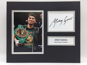 RARE Mikey Garcia Boxing Signed Photo Display + COA + PROOF AUTOGRAPH - Picture 1 of 4