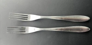 2 Studio William Sycamore Satin Stainless Forks 7.5”.. - Picture 1 of 5