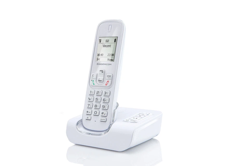 Sagemcom D350A Bianco (sp) Telefono cordless digitale con segreteria telefonica - Immagine 1 di 1