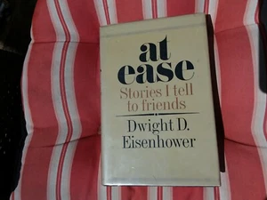 VIntage Book 1967 "At Ease" Dwight D. Eisenhower 1ST EDITION Political Biography - Imagen 1 de 7
