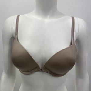 Victoria's Secret Very Sexy Beige Gold Padded Push Up Bra Underwire Size 34C - Picture 1 of 6