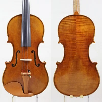 Antique Oil Varnish!Andrea Amati 1560 Violin 4/4 Copy!M8410 Powerful Clear Tone! - Image 1 of 4