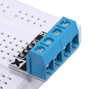 4-Polig Klemmenblock Port Modul für Prototyping Arduino PCB Platte Steckbrett - Picture 1 of 1