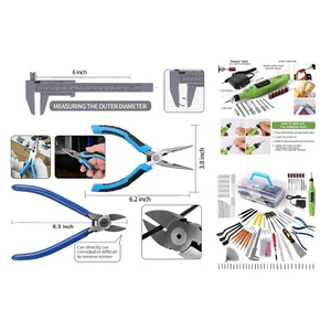 Multi-Purpose 165 Pcs 3D Printer Toolkit with Electric Polisher & Storage Box - Picture 1 of 11