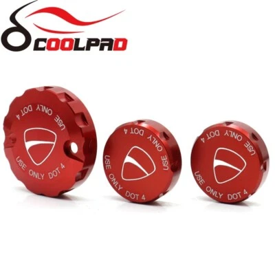 Tapa del depósito de líquido del embrague del freno delantero y trasero para DUCATI Hypermotard 1100 07-12 Foto 1 de 4