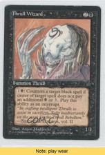 1994 Magic: The Gathering - Fallen Empires Thrull Wizard READ 0d2