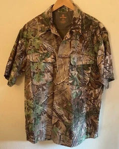 Game Winner Short Sleeve Shirt Camouflage Hunting Outdoors Size Large L - Picture 1 of 6
