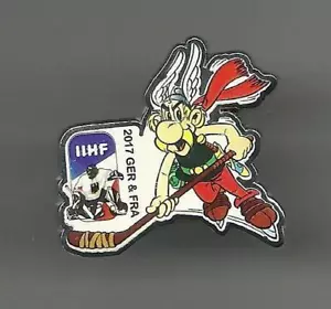 Eishockey Pin WM 2017 KÖLN +PARIS DEUTSCHLAND+FRANKREICH ASTERIX 546 - Bild 1 von 1