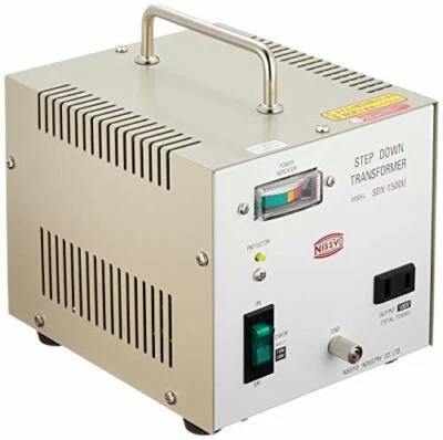 SDX-1500U Nissyo 110/120V to 100V 1500W Step Down Voltage Transformer Converter - Image 1 of 3