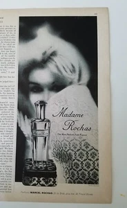 1961 Madame Rochas spray perfume from France bottle vintage fragrance ad - Picture 1 of 1