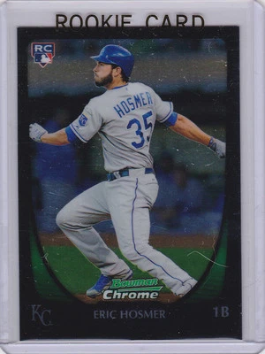Tarjeta de novato Eric Hosmer Kansas City Royals 2011 Bowman cromada béisbol MLB RC Foto 1 de 2
