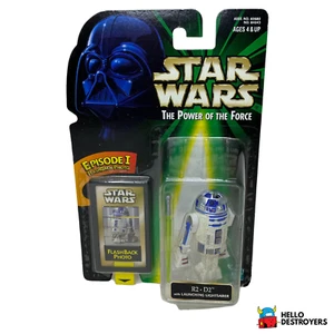 R2-D2 (Kenner - Star Wars - Power of the Force, 1995) mit startendem Lichtschwert! - Bild 1 von 4