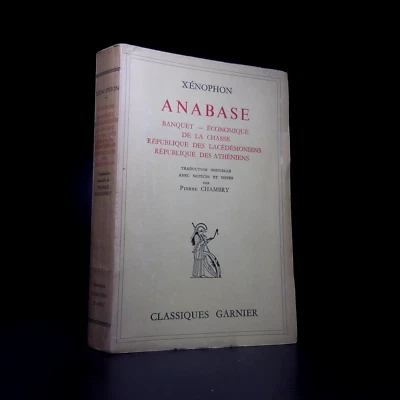 N23.621 Jenofonte 1954 Anábasis Historia Literatura Filosofía Griega Garnier - Imagen 1 de 4