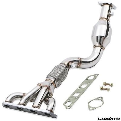 Stainless Exhaust Manifold Decat De Cat For Mini One 1.6 Cooper S R50 R52 R53 • 198.14€