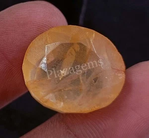 Natural Golden Yellow Beryl 29.35 Ct EGL Certified Oval Cut Loose Gemstone 4NAF - Picture 1 of 8
