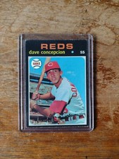 1971 Topps #14 Dave Davey Concepcion Rookie Cincinnati Reds NO CREASES Ex