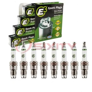 8 pc E3 Spark Plugs for 1988-1995 Chevrolet C1500 5.0L 5.7L 7.4L V8 Ignition ox - Picture 1 of 5