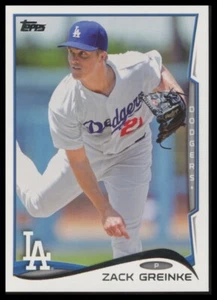 2014 Topps #142 Zack Greinke Los Angeles Dodgers - Picture 1 of 1