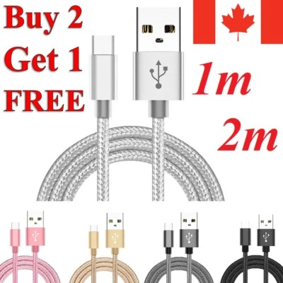 USB Type C Cable Fast Charging for Samsung iPhone Pixel LG OnePlus Motorola - Image 1 of 4
