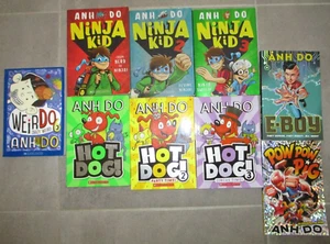 Ninja Kid HOT DOG Weirdo E-Boy ANH DO books paperbacks x 9 #E - Picture 1 of 1