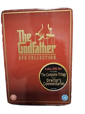 The Godfather DVD Collection Parts 1 2 3 (4 Discs) Region 2 United Kingdom  - Image 1 of 4