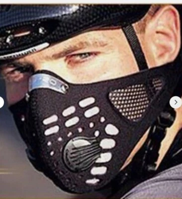 Workout Mask - Cardio, Breathing  trainer, Carbon filtration-2 MASKS! - Image 1 of 4