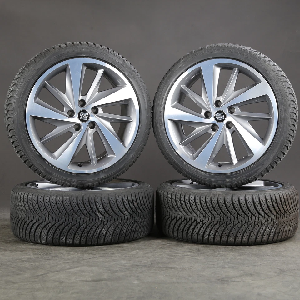 18 Zoll Ganzjahresräder Original Seat Leon 5F 5F0601025E Felgen - Bild 1 von 4