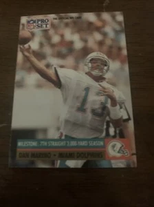 1991 Pro Set Dan Marino Card #25 - Picture 1 of 2
