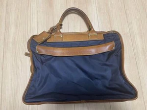Filson Business Bag Limited Color Navy Hand Leather Men's Fashion Used - Picture 1 of 4