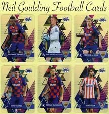 Topps Champions League CRYSTAL 2019-2020 ☆ Plastic Football Cards ☆ #1 to #100