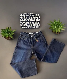 Vintage Tommy Hilfiger Women's Blue Denim Boyfriend Jeans Size 8 Y2K 90s - Picture 1 of 13