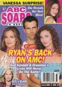 ABC Soaps In Depth Aug 19, 2003 REBECCA BUDIG-KATHY BRIER-TAMARA BRAUN-D FUMERO - Foto 1 di 1