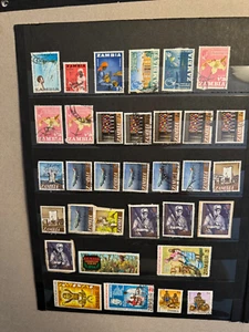 Zambia group of 56 stamps loose Scott Cat Nos 1/364 1964-1986 - Picture 1 of 3