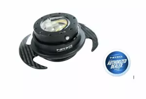 Cubo de liberación rápida para volante NRG 3.0 generación - negro y carbono SRK-650CF - Imagen 1 de 3
