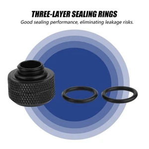2x/Pack Water Cooling Compression Fitting For Rigid Acrylic Tube OD 14mm FY - Afbeelding 1 van 11
